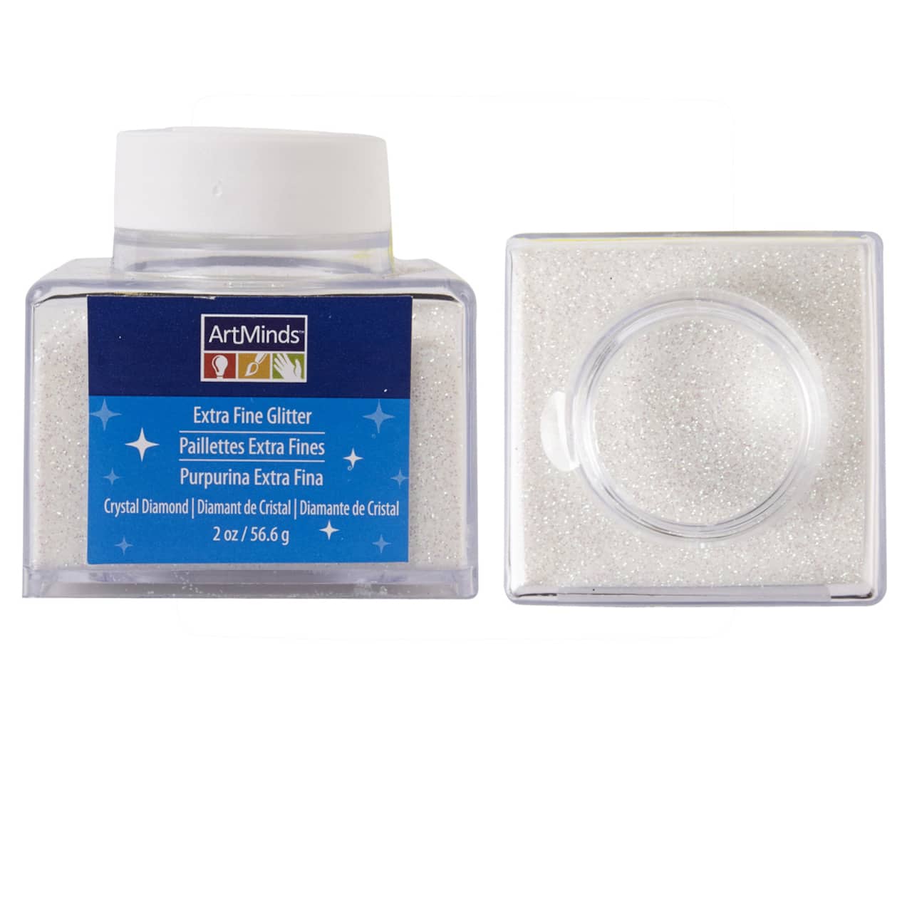 12 Pack: 2oz. Extra Fine Glitter Stacker by ArtMinds™